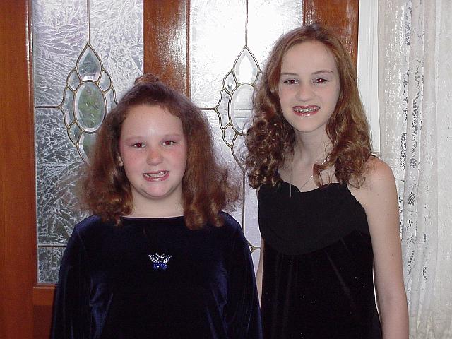 Stephanie and Gretchen in dresses.jpg